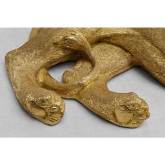Greyhound Bruno Gold Dekoratif Obje 80cm