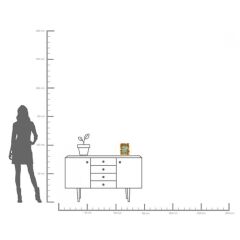 Picture Frame Ginkgo Leaf Gold 17x20cm