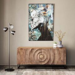 Lady Flower Cam Resim 100x150cm