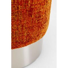 Stool Berry High Silver Orange Ø39cm