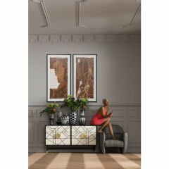 Essence Geo Akrilik Tablo 60x120 cm