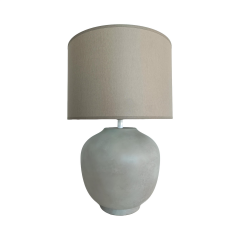 Lori Gri Polyester Abajur