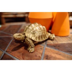 Turtle Gold Küçük Dekoratif Obje