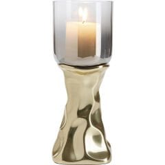 Candle Holder Jade Gold Şamdan Mumluk