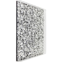 Silver Flower Dekoratif Çerçeve 100x100cm