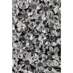 Silver Flower Dekoratif Çerçeve 100x100cm