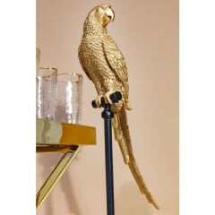 Parrot Gold Dekoratif Obje 116cm