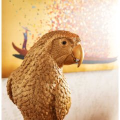 Parrot Gold Dekoratif Obje 116cm