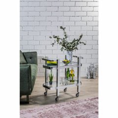 Shiny Gorilla Silver Dekoratif Obje 46cm