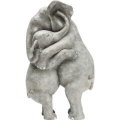 Elephant Hug Dekoratif Obje
