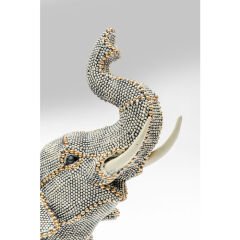 Walking Elephant Pearls Small Dekoratif Figür