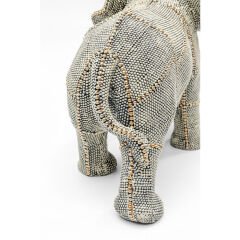 Walking Elephant Pearls Small Dekoratif Figür
