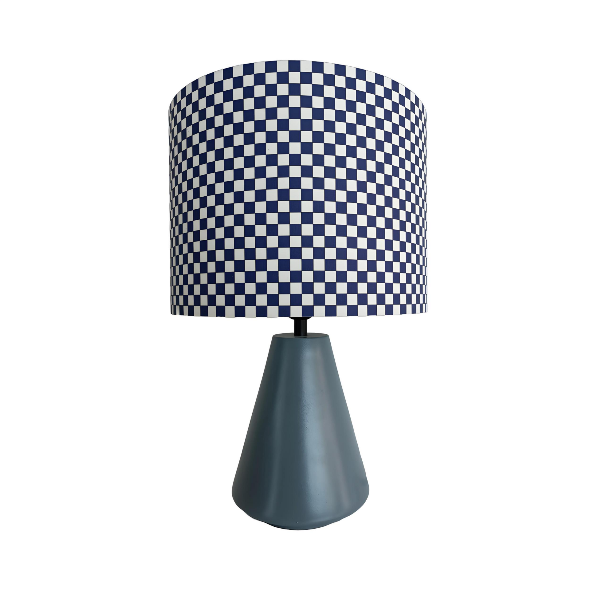 Violet Turkuaz Polyester Abajur
