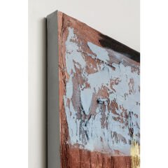 Art Splash Orange Masif Tablo 90x120 cm