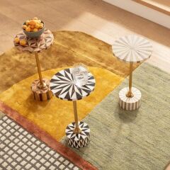 Side Table Domero Swirl Ø25cm