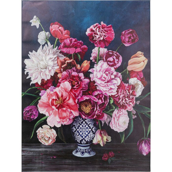 Wild Flowers Kanvas Tablo 90x120cm