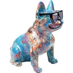 Dog of Sunglass Dekoratif Obje
