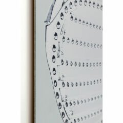 Alu Cool Girl Tablo 120x120 cm