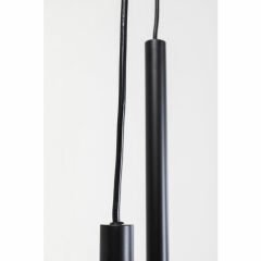 Pendant Lamp Living Vegas Round Black Matt Ø35cm