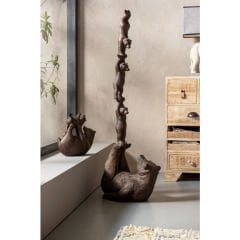 Artistic Bears Balance Dekoratif Obje 121cm