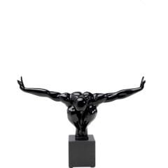 Athlet Black Dekoratif Obje 75 cm