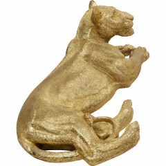 Lion Gold Reçine Dekoratif Obje 113 cm