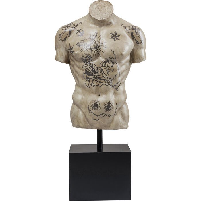 Torso Tattoo Dekoratif Obje