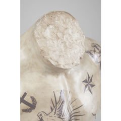 Torso Tattoo Dekoratif Obje