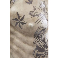 Torso Tattoo Dekoratif Obje
