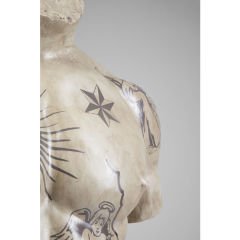 Torso Tattoo Dekoratif Obje