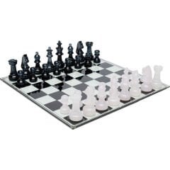 Chess Transparent Seramik Dekoratif Obje 60x60 cm