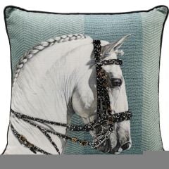 Cushion Show Horse Head 45x45cm