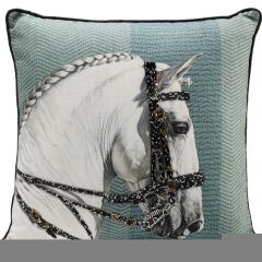 Cushion Show Horse Head 45x45cm