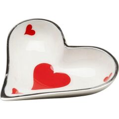 Deco Bowl Hearts Card 15x13 cm