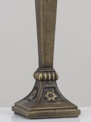 Polyester Abajur Yeşil Eskitme