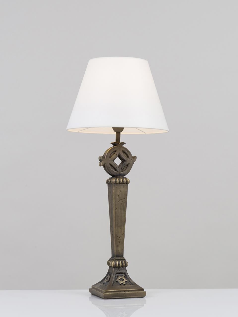 Polyester Abajur Yeşil Eskitme