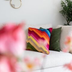 Cushion Artistic Zig Zag 50x50cm