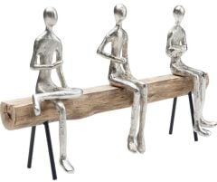 Decorative Figurine Spare Bench 38x24 Cm Natural