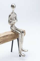 Decorative Figurine Spare Bench 38x24 Cm Natural