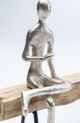 Decorative Figurine Spare Bench 38x24 Cm Natural