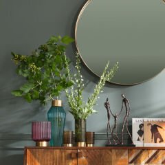 Barfly Dark Green Cam Vazo