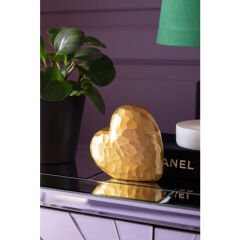 Heart Gold Dekoratif Obje