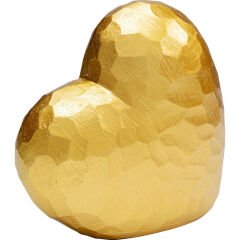 Heart Gold Dekoratif Obje