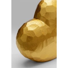 Heart Gold Dekoratif Obje