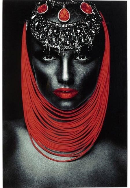 Obraz Lady Lips Red 80x120 Cm