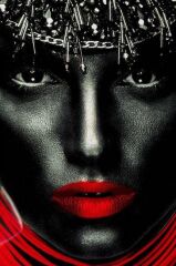 Obraz Lady Lips Red 80x120 Cm