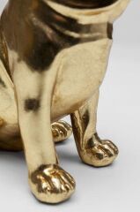 Deko Figür Crowned Dog Gold 19 Cm