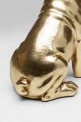 Deko Figür Crowned Dog Gold 19 Cm