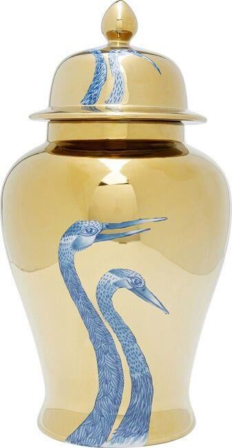 Decorative Tin Dancing Cranes 40 Cm