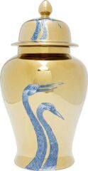Decorative Tin Dancing Cranes 40 Cm
